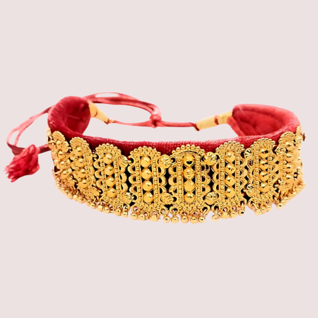 Handmade Brass Alloy Uttarakhandi Guloband Choker Necklace